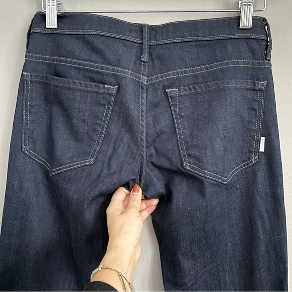 Mother Dark Wash The Curfew Flare Jeans - 26" 🇺🇸 - Picture 8 of 11